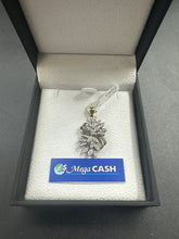 LADIES 9CT GOLD/DIAMOND PENDANT